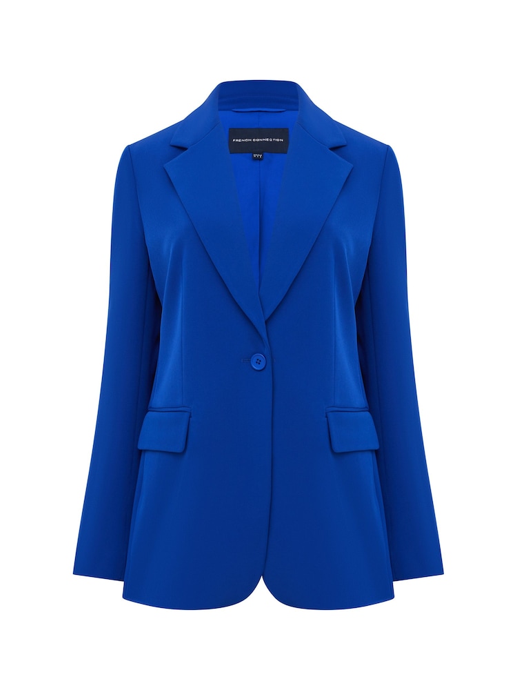 Blau - French Connection Echo Einreihiger Blazer - Bild 4 von 4