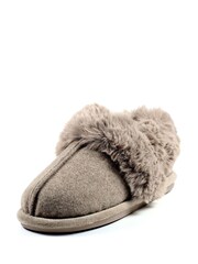 Lunar Ember Faux Fur Trim Slippers - Image 3 of 6