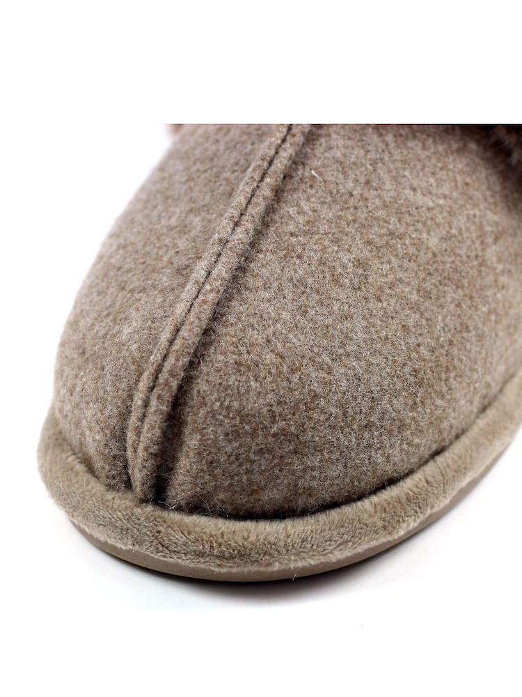 Lunar Ember Faux Fur Trim Slippers - Image 6 of 6