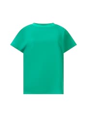 French Connection Green Crepe Light Crew Neck Top - Image 3 of 3