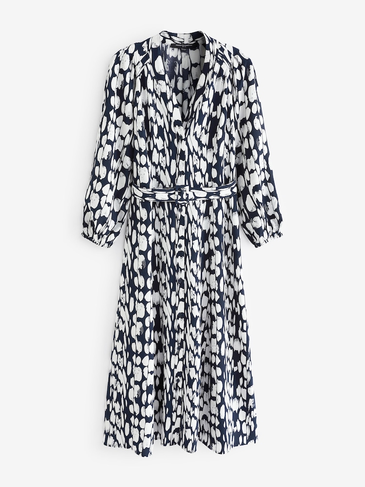 French Connection Blue Islanna Bracelet Dress - Image 4 of 5