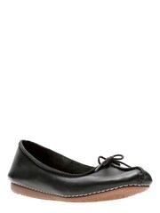 Clarks Black Leather Freckle Ice Shoes - Image 3 of 7