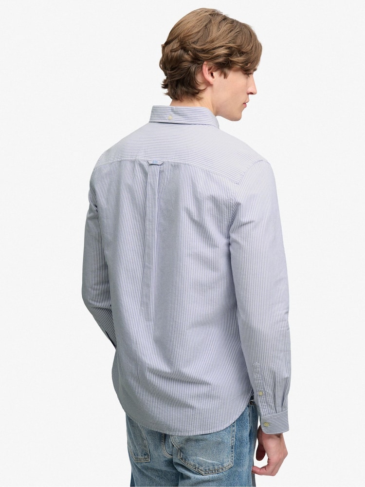 Púrpura - Camisa de manga larga Oxford preppy de Superdry - Imagen 2 de 6 Púrpura - Camisa de manga larga Oxford preppy de Superdry - Imagen 2 de 6