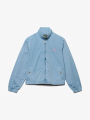 Superdry Blue Cotton Harrington Jacket - Image 6 of 7