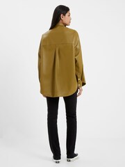 French Connection Crolenda Pu Pop Over Blouse - Image 2 of 4
