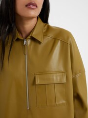 French Connection Crolenda Pu Pop Over Blouse - Image 3 of 4