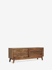 Rockett St George Mango Wood Leopard Print TV Unit - Image 12 of 13