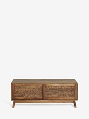 Rockett St George Mango Wood Leopard Print TV Unit - Image 13 of 13