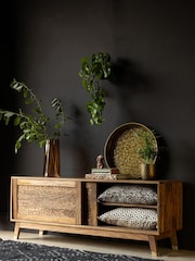 Rockett St George Mango Wood Leopard Print TV Unit - Image 2 of 13