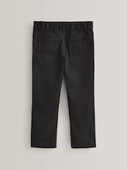 Black Regular Waist School Jean Style Trousers (3-17yrs) - Image 2 of 6