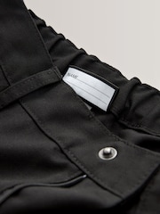 Black Regular Waist School Jean Style Trousers (3-17yrs) - Image 6 of 6