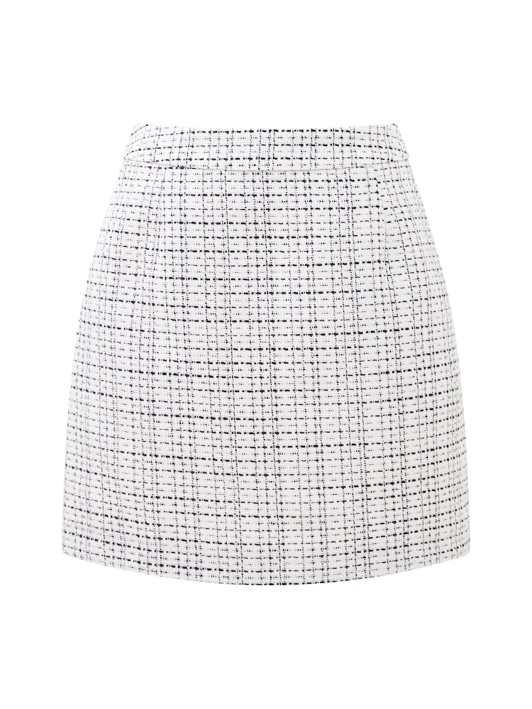 French Connection Cream Effie Boucle Skirt - Image 4 of 4