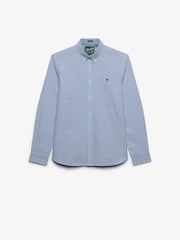 Azul cielo - Camisa de manga larga Oxford preppy de Superdry - Imagen 5 de 6