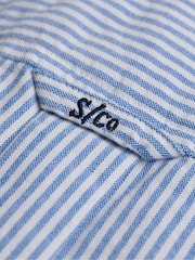 Azul cielo - Camisa de manga larga Oxford preppy de Superdry - Imagen 6 de 6