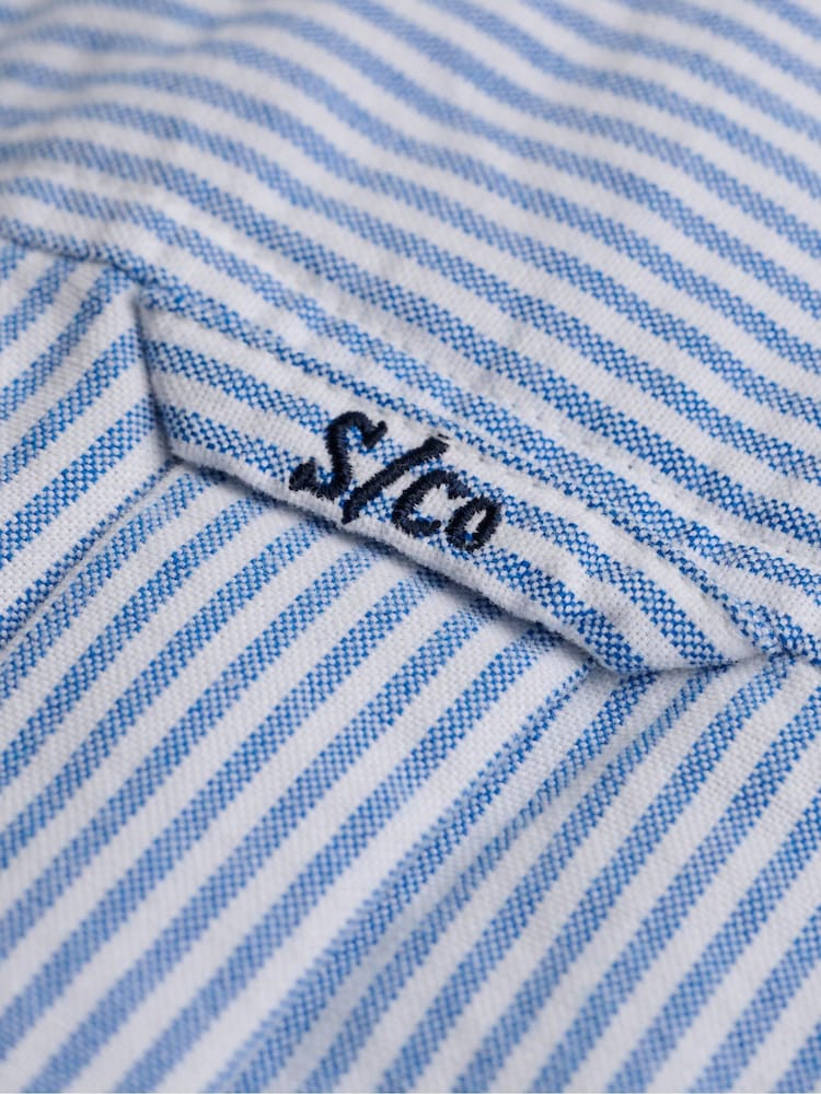 Azul cielo - Camisa de manga larga Oxford preppy de Superdry - Imagen 6 de 6 Azul cielo - Camisa de manga larga Oxford preppy de Superdry - Imagen 6 de 6