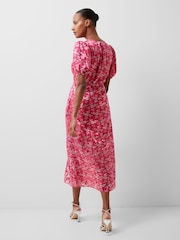 French Connection Pink Elianna Burnout Dress - Image 2 of 4