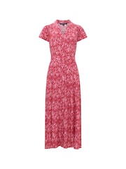French Connection Pink Elianna Burnout Dress - Image 4 of 4