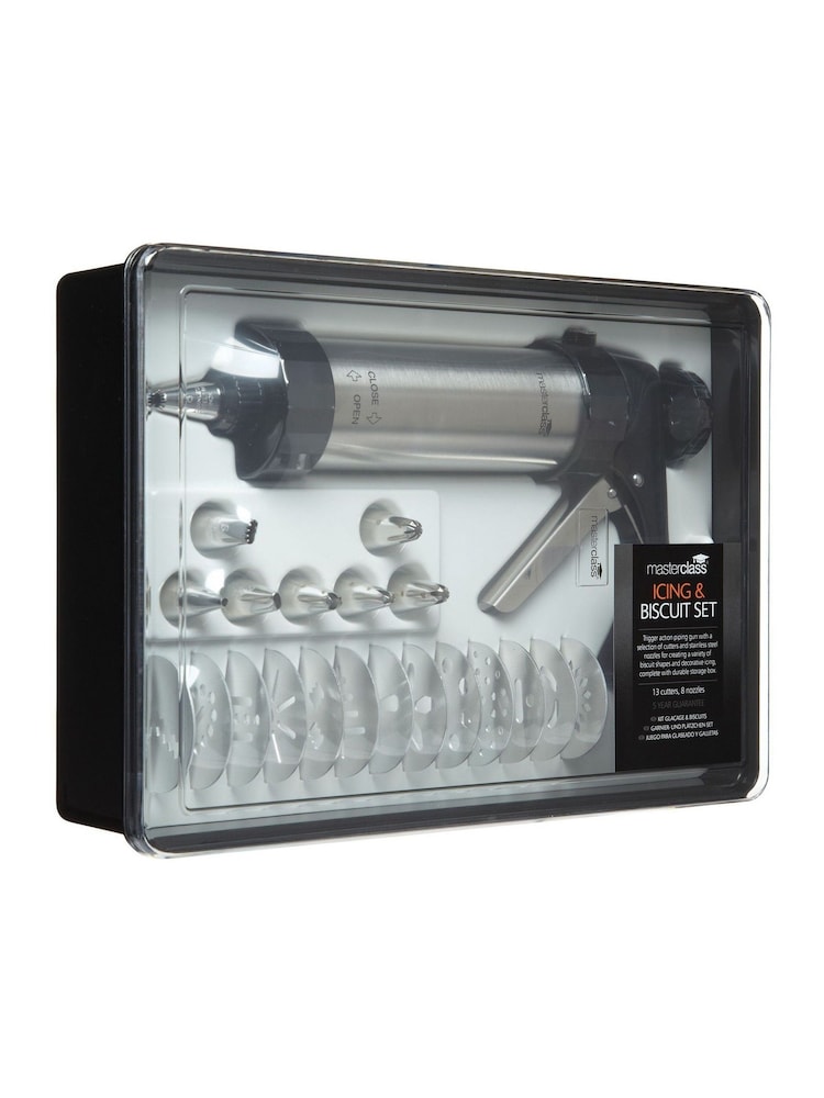 Masterclass Grey Icing Set Utensils - Image 1 of 4