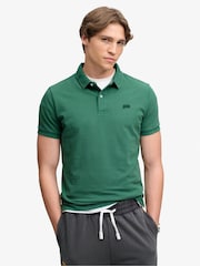 Verde - Polo de piqué clásico de Superdry - Imagen 1 de 6