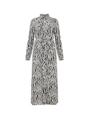 French Connection Black Seine Delphine Dress - Image 4 of 4