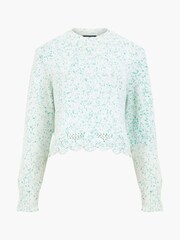 French Connection Nevanna Hem Detail Sweater - Image 4 of 4