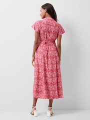 French Connection Red Cass Delphine Midi Dress - Image 2 of 4