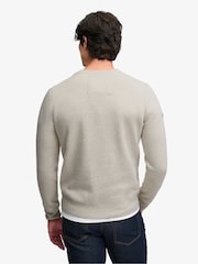 Superdry Natural Outdoor Stripe Logo Relaxed Sweatshirt - Image 2 of 5