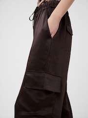 French Connection Brown Chloetta Cargo Trousers - Image 3 of 4