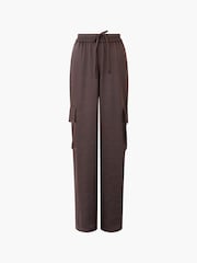 French Connection Brown Chloetta Cargo Trousers - Image 4 of 4