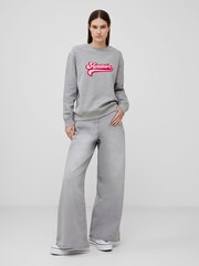 French Connection Grey Amour Graphic Sweatshirt - Image 1 of 4