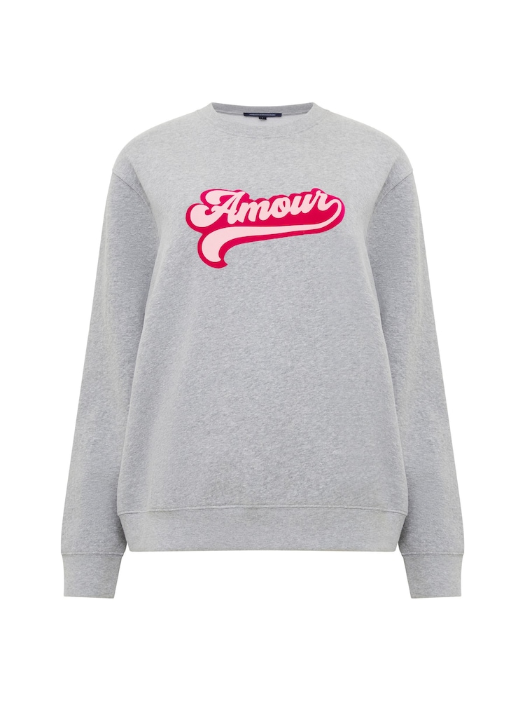 French Connection Grey Amour Graphic Sweatshirt - Image 4 of 4