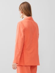 French Connection Orange Alania Blazer - Image 2 of 4
