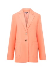 French Connection Orange Alania Blazer - Image 4 of 4