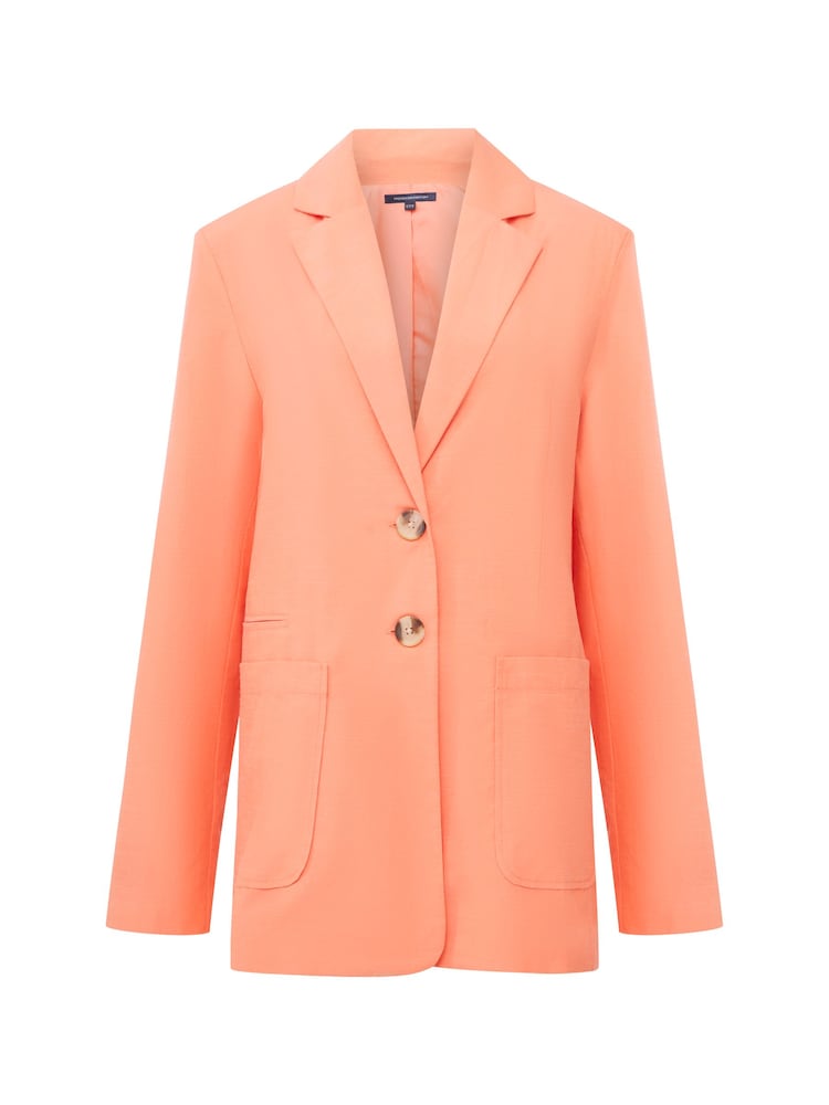 French Connection Orange Alania Blazer - Image 4 of 4