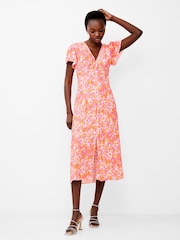 French Connection Orange Cass Delphine Dress - Image 1 of 4