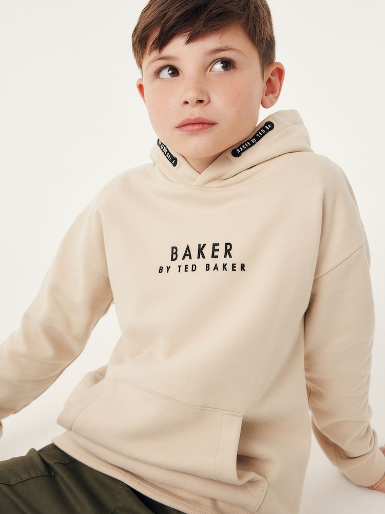 Pierre - Baker by Ted Baker Overhead 100% Cotton Hoodie - Image 1 of 8