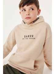 Pierre - Baker by Ted Baker Overhead 100% Cotton Hoodie - Image 3 de 8
