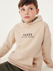 Pierre - Baker by Ted Baker Overhead 100% Cotton Hoodie - Image 5 de 8