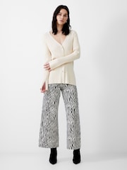 French Connection Cream Leonora Cardigan - Image 1 of 4