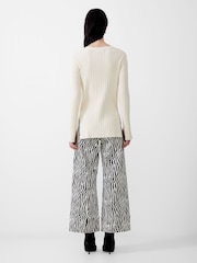 French Connection Cream Leonora Cardigan - Image 2 of 4