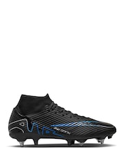 Nike Black Zoom Mercurial Superfly 9 Academy Pro Soft Ground Football Boots - Image 1 of 8