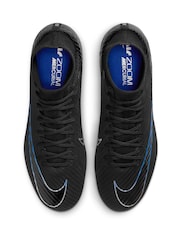 Nike Black Zoom Mercurial Superfly 9 Academy Pro Soft Ground Football Boots - Image 4 of 8