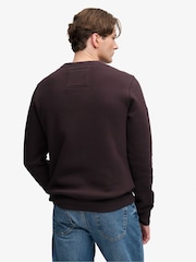 Superdry Brown Outdoor Stripe Logo Relaxed Sweatshirt - Image 3 of 6
