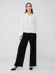 French Connection White Cecile Crepe Shirt - Image 1 of 4