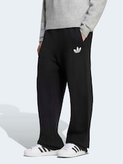črna - adidas Originals pletene lahke hlače za prosti čas - Slika 1 iz 5