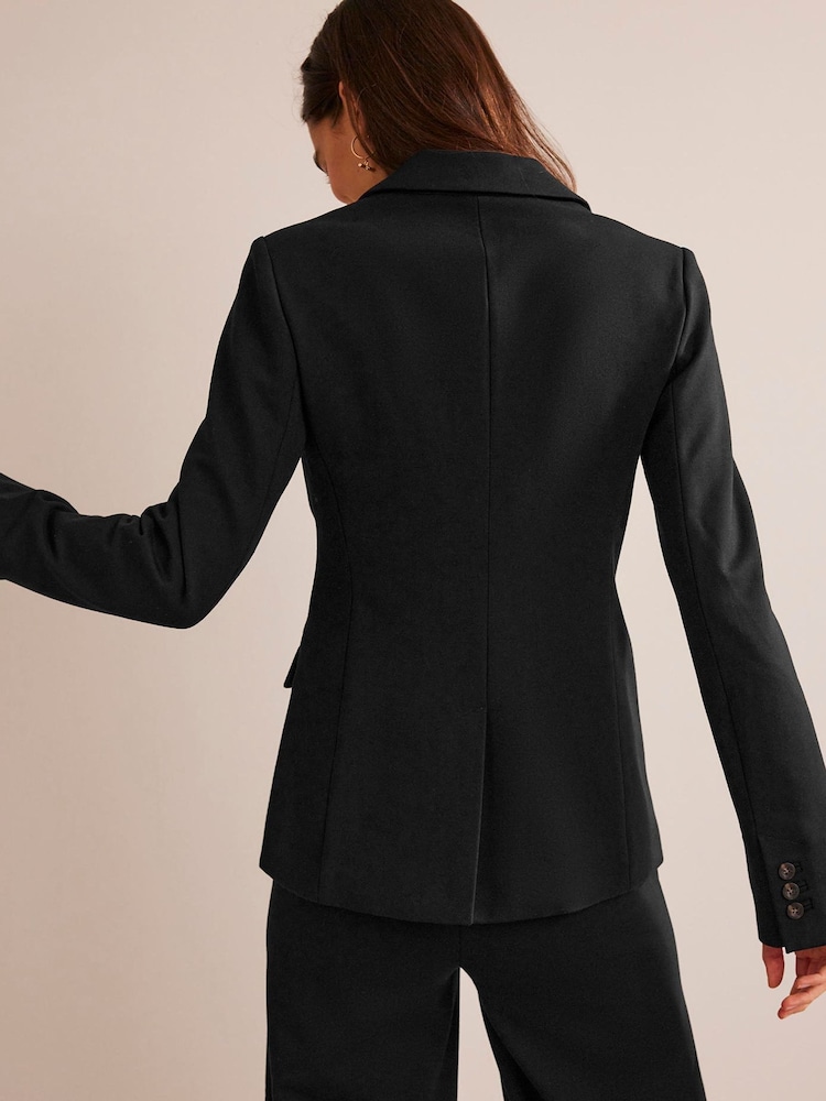 Boden Black Chrome The Marylebone Jersey Blazer - Image 2 of 6