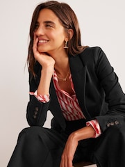 Boden Black Chrome The Marylebone Jersey Blazer - Image 4 of 6