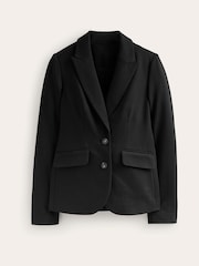 Boden Black Chrome The Marylebone Jersey Blazer - Image 6 of 6