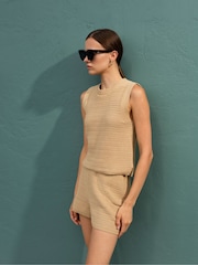French Connection Lumi Mozart Crochet Vest - Image 1 of 5