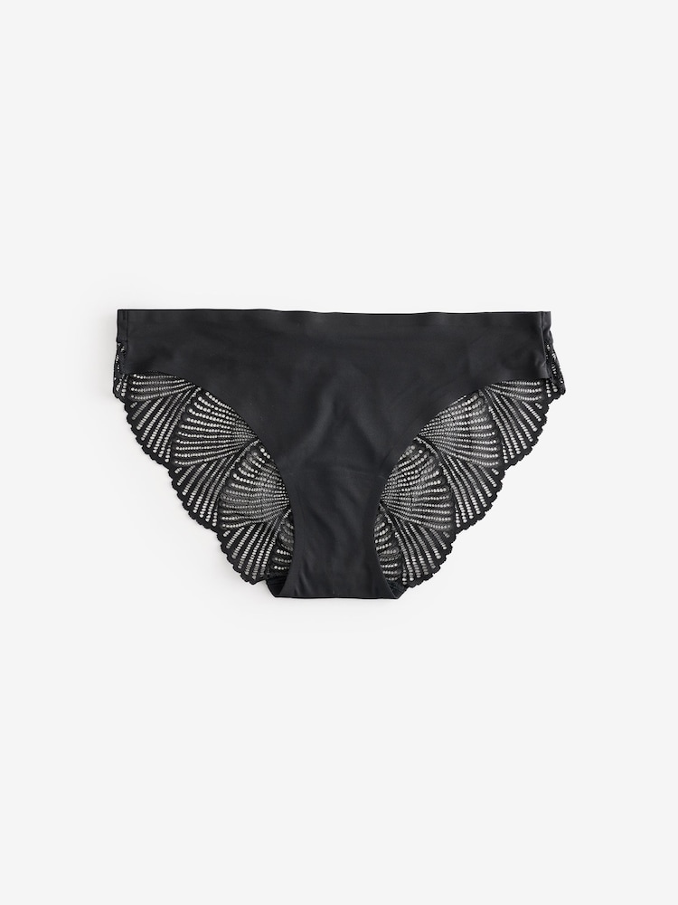 Calvin Klein Black Bikini Briefs - Perfectly Fit Lace - Image 7 of 7 Calvin Klein Black Bikini Briefs - Perfectly Fit Lace - Image 7 of 7